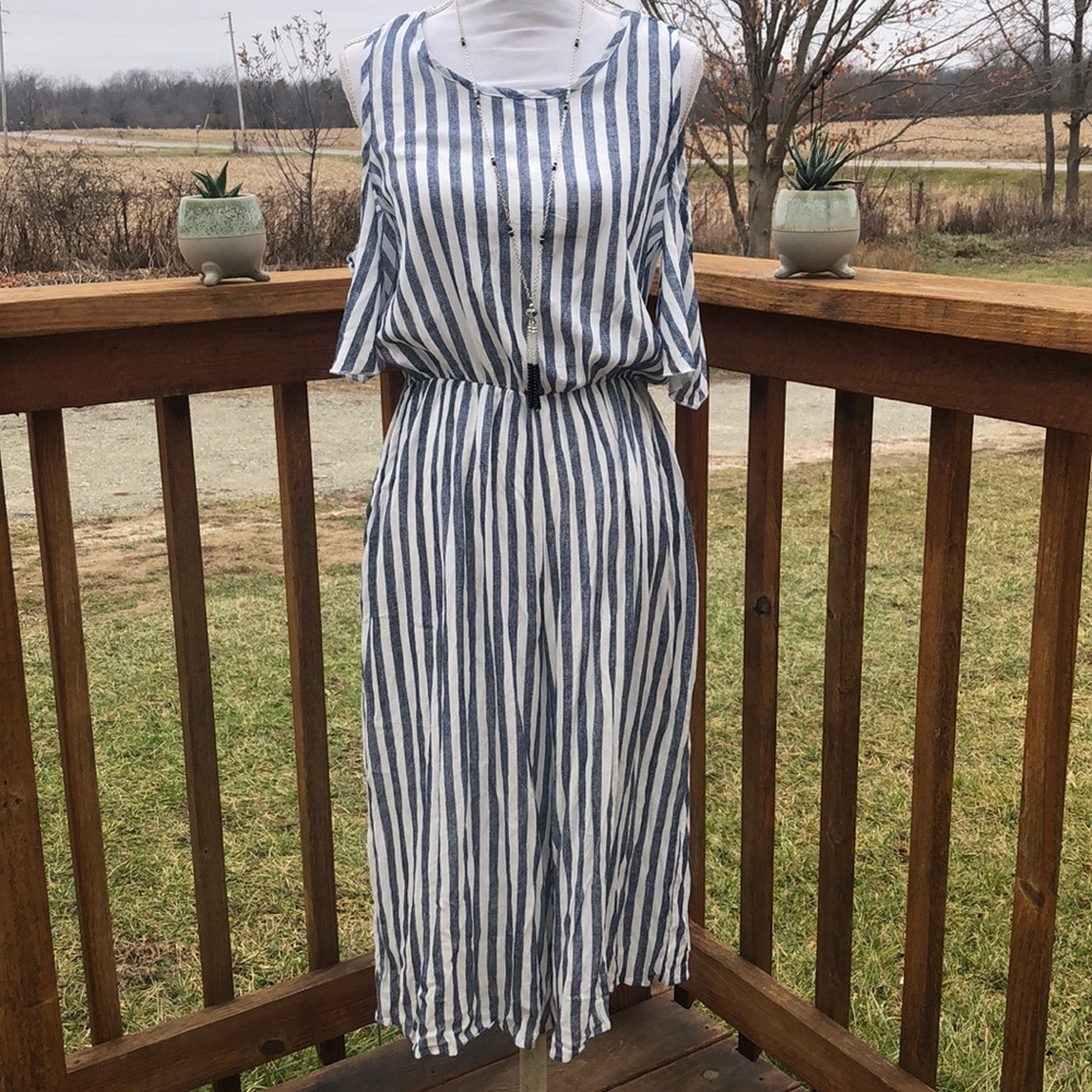 Open Shoulder Jumpsuit